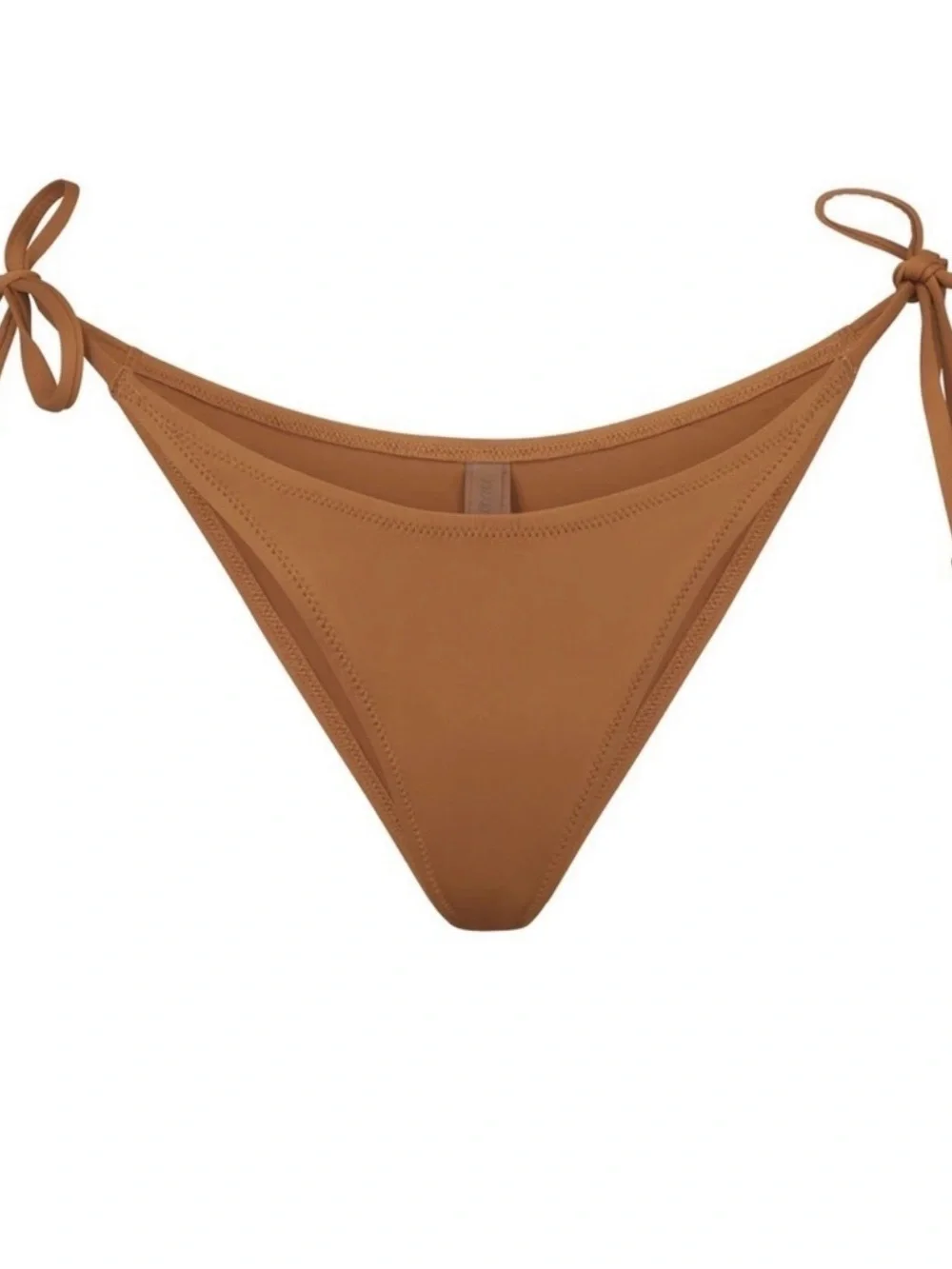 🪄Skims Swim Dipped Tie Bikini Bottoms Almond✨ 🪄Skims Swim Micro Triangle Top✨